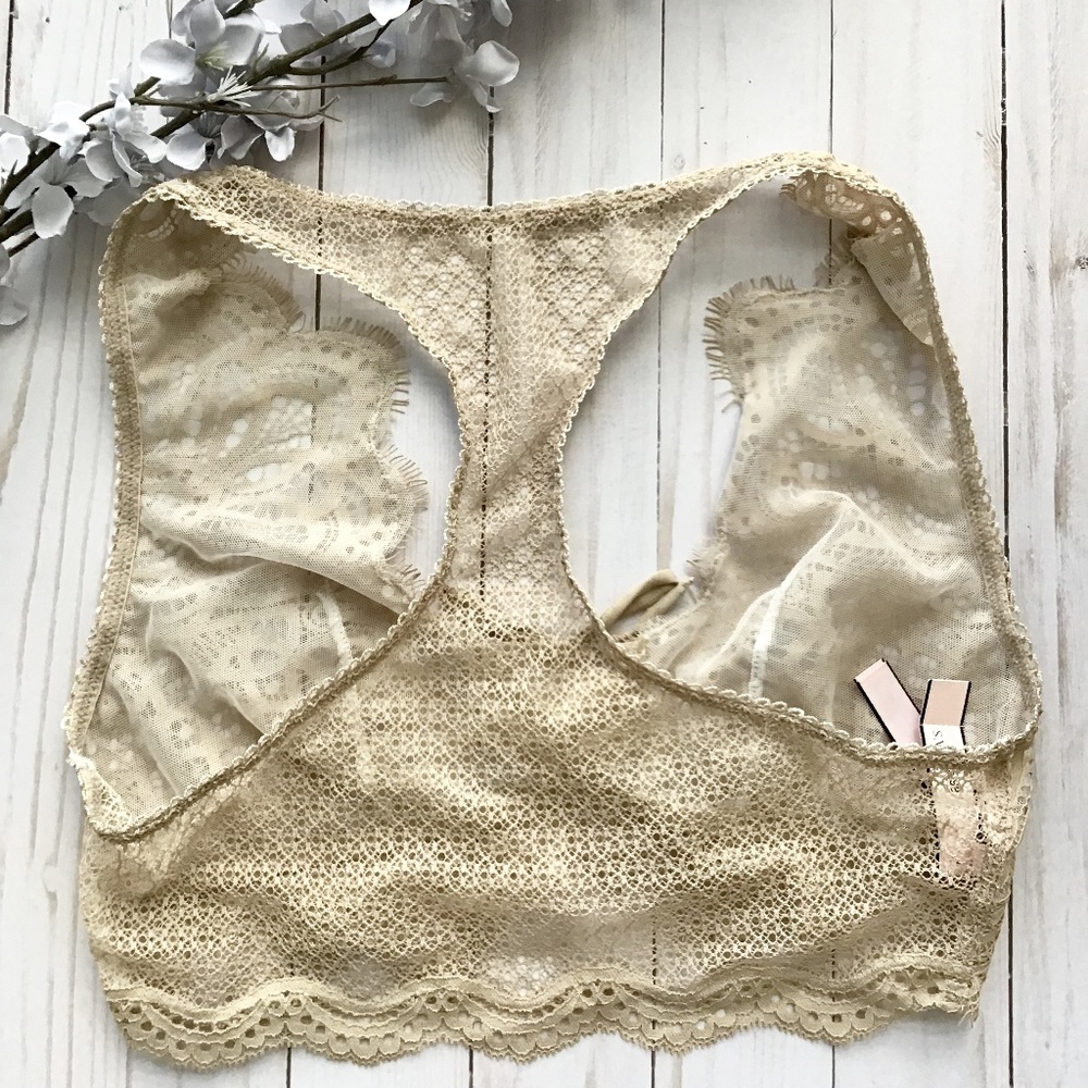2 for $25❤️NWT Victoria's Secret Laced Up Bralette - Picture 2 of 4